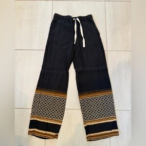 Zara Charcoal Gray Textured Pants